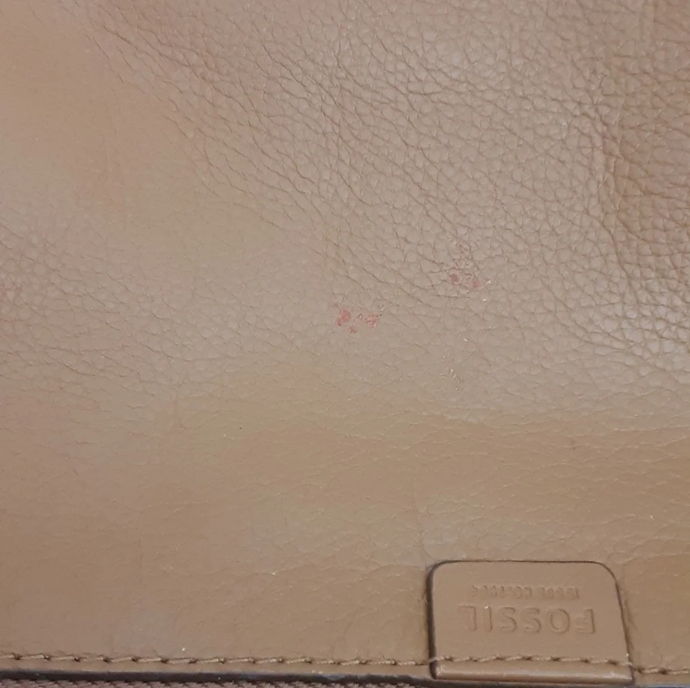 Fossil Riley English tan Leather Backpack